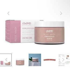 cbdMD rose mask